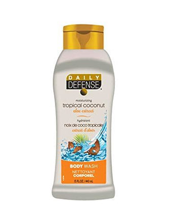 Daily Defense Body Wash Tropical Coconut 15 Fluid Ounce
