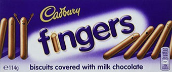 Cadbury Milk Chocolate Fingers 114g