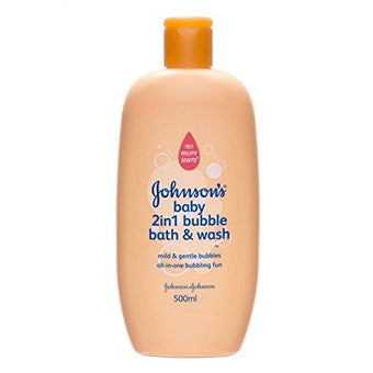 Johnsons Baby 2-in-1 Bubble Bath & Wash 500ml