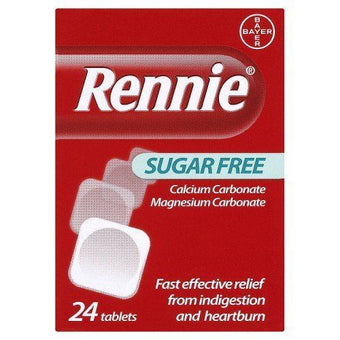 Rennie Sugar Free 24 Tablets