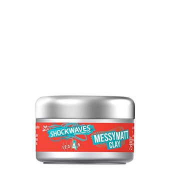Wella Shockwaves Messy Matt Clay 75ml