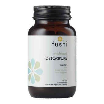 Fushi Detoxipure 500mg & Rhubarb Root Veg Capsules 60s