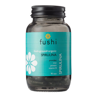 Fushi Organic 500mg Spirulina Veg Caps 90s