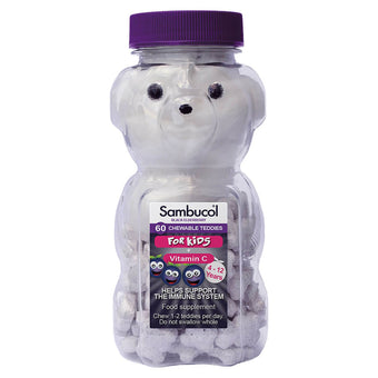 Sambucol Black Elderberry Teddies Vitamins For Kids 60s 23-10-23
