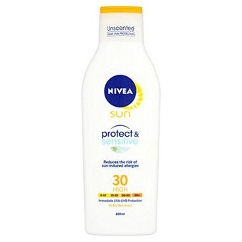 Nivea Protect And Sensitive With Spf 30 High For Uva Protection - 200ml