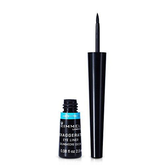 Rimmel London Exaggerate Waterproof Liquid Eyeliner, 2.5 ml, Black