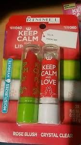 Rimmel Keep Calm And Play Rose Blush & Keep Calm And Love Crystal Clear Lip Balm Set - 3.7g