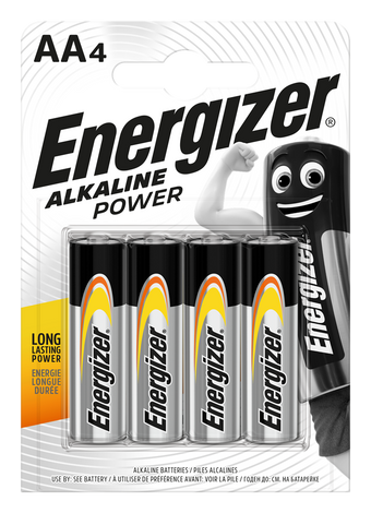 Energizer AA Power 4 Alkaline Batteries