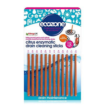Ecozone Citrus Enzymatic Drain Cleaning Stick Single