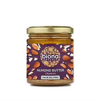 Biona Crunchy Organic Almond Butter 170g