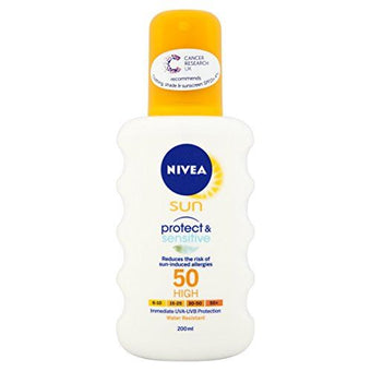 Nivea Protect And Sensitive With Spf 50 High - 200ml