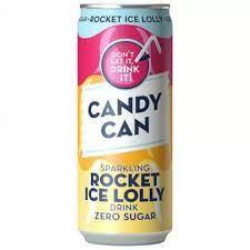 Candy Can Sparkling Rocket Ice Lolly Zero Sugar Can 330ml