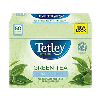 Tetley Decaffeinated Green Tea 50 Tea Bags