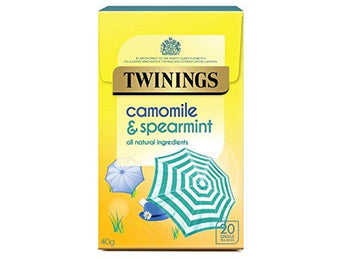 Twinings Camomile & Spearmint Tea Bag (20 single tea bags) - 40g