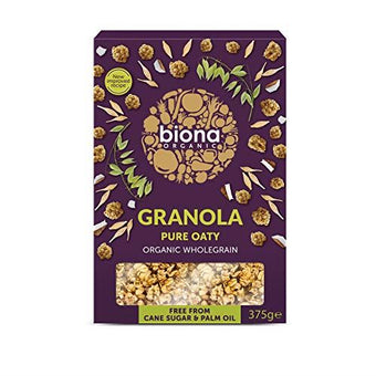 Biona Pure Oaty Granola - No Added Sugar 375g