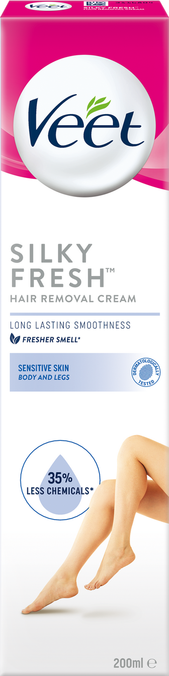 Veet Silky Fresh Hair Removal Cream For Sensitive Skin 200ml