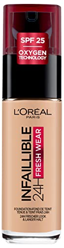 L'Oreal Paris Infaillible 24H Fresh Wear Foundation 30ml - 125 Natural Rose