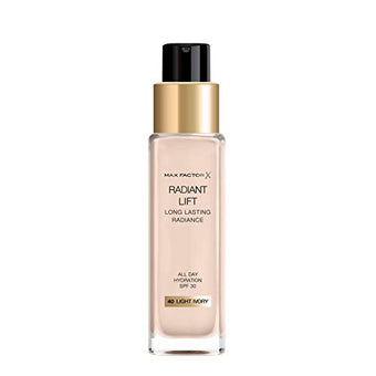 Max Factor Radiant Lift Foundation with SPF30 and Hyaluronic Acid 040 Light Ivory 30ml