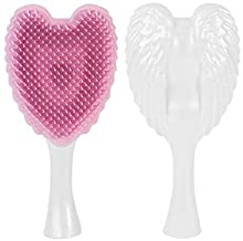 Tangle Angel Essentials Hairbrush White/Pink Fuchsia