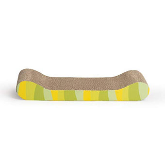 Catit Jungle Stripes Design Patterned Scratching Board with Catnip, Lounge