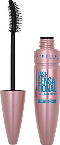 Maybelline Mascara, Lash Sensational Volumizing and Thickening Waterproof Mascara, Black