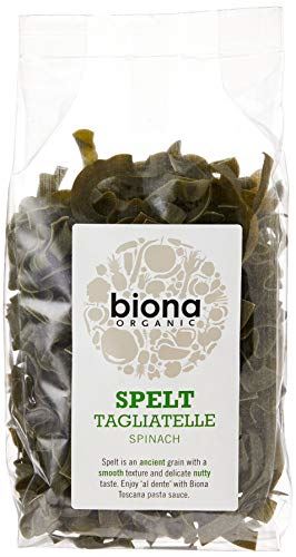 Biona  Spelt Spinach Tagliatelle - Artisan Rolled 250g