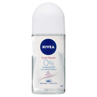 Nivea Fresh Flower 0% Aluminium Roll On 50ml