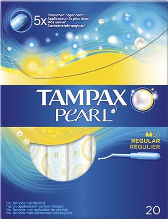Pearl Tampax Buffer Regular 20 Pcs