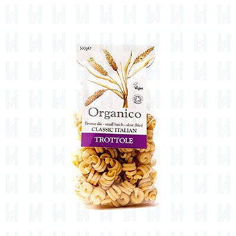 ORGANICO Organic Trottole Pasta (Large Spirals) - 500g