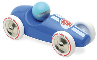 Vilac 17 x 8.5 x 7.5 cm Race Car (Large, Blue)