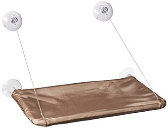 Kerbl Window Hammock Sunny Seat, 56 x 30 cm, Beige