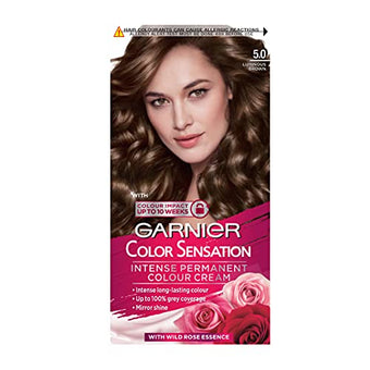 Garnier Color Sensation Intense Permanent Colour Cream 5.0 Luminous Brown
