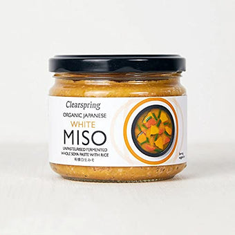 Clearspring Organic Japanese White Unpasteurised Miso - Jar 270g