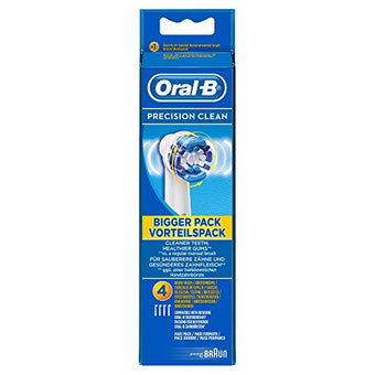Oral-b Precision Clean Toothbrush Heads Pack Of 4 Replacement Refills For