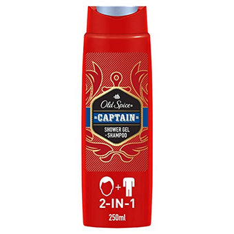 Old Spice Captain Shower Gel and Shampoo 250ml
