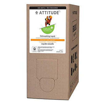 Attitude Washing Up Liquid - Citrus Zest 2Ltr