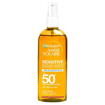 Ambre Solaire Sensitive Nourishing Protective Sun Oil SPF50 150ml