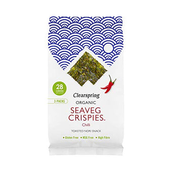 Clearspring Organic Seaveg Crispies Multipack - Chilli (5gx3)