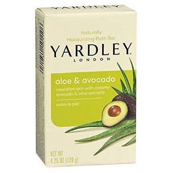 Yardley London Aloe & Avocado Moisturizing Bath Bar 120g