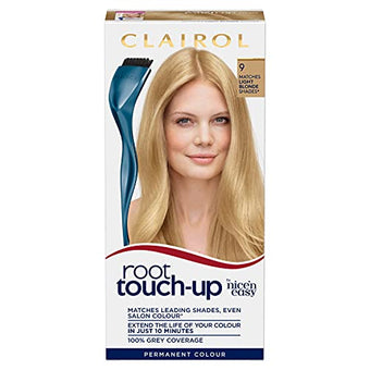 Clairol Root Touch Up Permanent Hair Dye, 9 Light Blonde