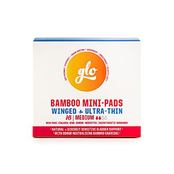 glo  Bamboo Mini Pads For Sensitive Bladder 16s