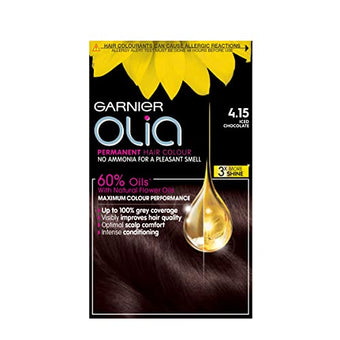 Garnier Olia Permanent Hair Colour 4.15 Iced Chocolate