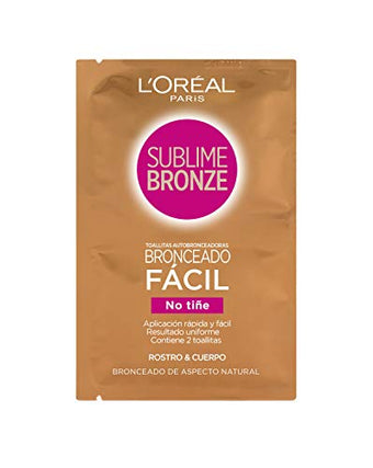 L'Oreal Paris Sublime SelfTan Face and Body Wipes 2 x 5.6ml