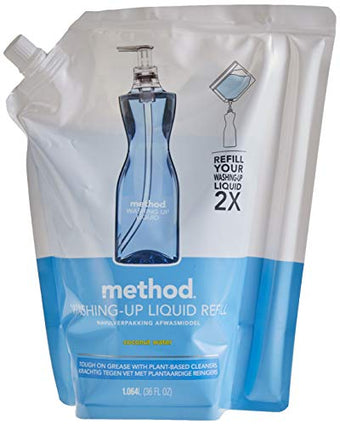 Method Washing Up Liquid Refill - Coconut Water 1.064Ltr