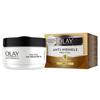Olay AntiWrinkle Pro Vital Anti-Ageing Moisturiser Day Cream SPF15 50 Ml