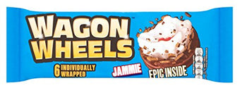 Burtons Jammie Wagon Wheels 6 Biscuits 300g