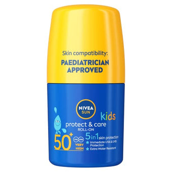 Nivea Sun Cream Roll-On for Kids Very High SPF 50 , 50ml