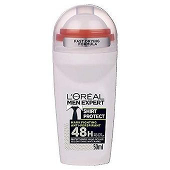 L'Oreal Paris Men Expert Shirt Protect 48H Anti-Perspirant Roll-On Deodorant 50ml