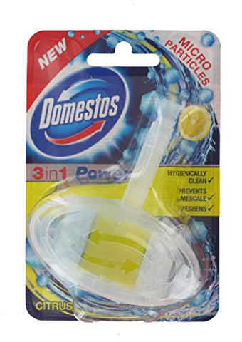 Domestos 3in1 Toilet Rim Block Citrus 40g