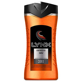 LYNX ENERGISED SHOWER GEL 250ML (Mango and Dragon Fruit Scent)